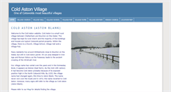 Desktop Screenshot of coldaston.com